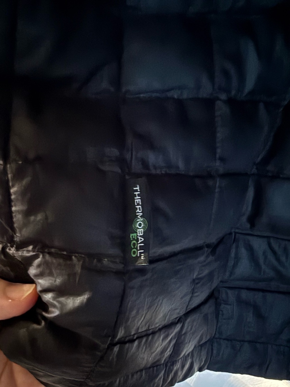 The North Face ThermoBall Eco Hooded Full Zip Mid-Length Puffer Jacket size XL - Picture 10 of 12